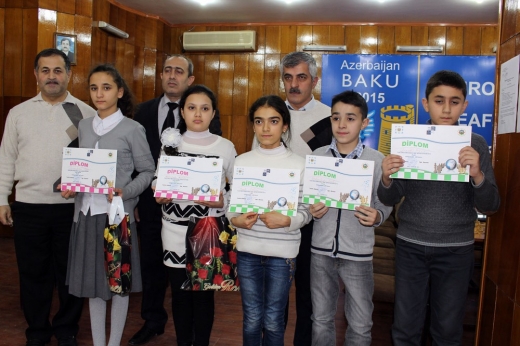 Uşaq şahmat festivalının qalibləri müəyyənləşib