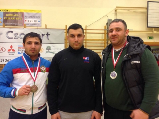 Nəhənglərimiz Macarıstanda iki medal qazandılar