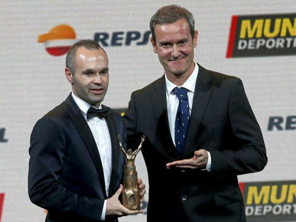 İspaniyanın ən yaxşı idmançısı İnyesta seçildi