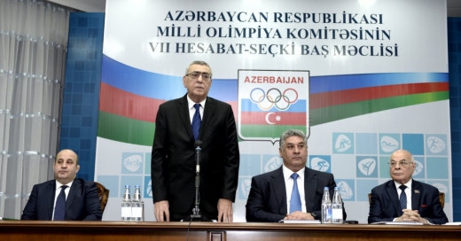 Prezident İlham Əliyev yenidən Azərbaycan Milli Olimpiya Komitəsinin prezidenti seçilib