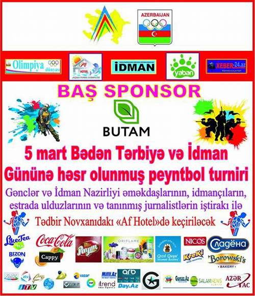 Novxanıda peyntboll yarışı keçriləcək