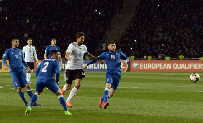 Almaniya Azərbaycan matçı 4:1 hesabı ilə başa çatıb