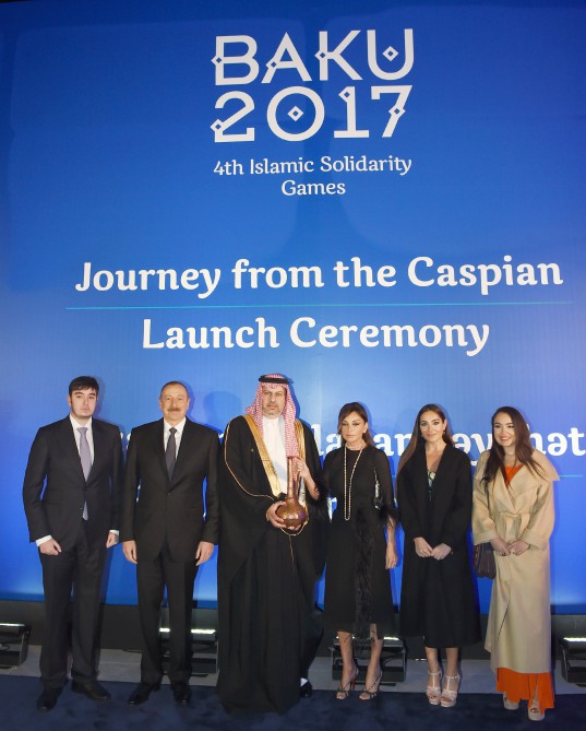 “Bakı-2017” IV İslam Həmrəyliyi Oyunlarının su səyahəti Xəzərdən başlandı