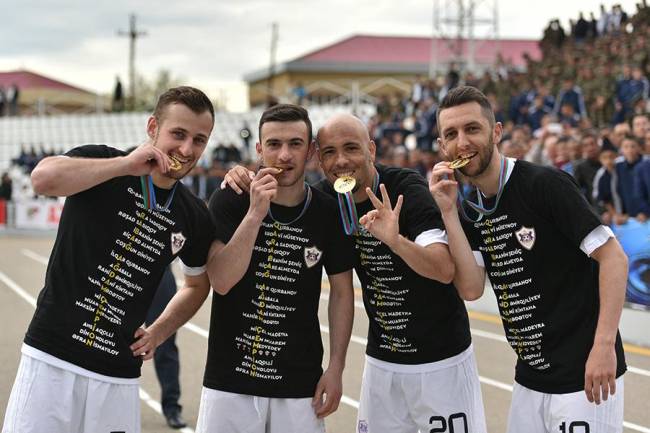 Azərbaycan kuboku: "Qarabağ"ın çempionluq sevinci -  VİDEO 