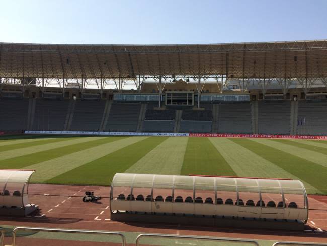 Respublika stadionu oyuna tam hazırdır -  VİDEO 