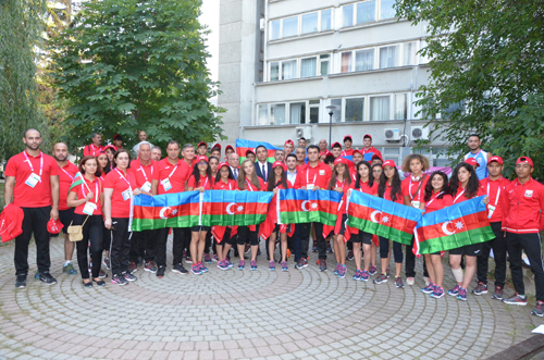  Olimpiya Festivalı-2017:  Atletlər kəndində idmançılarımızla görüş keçirilib -  FOTOLAR 