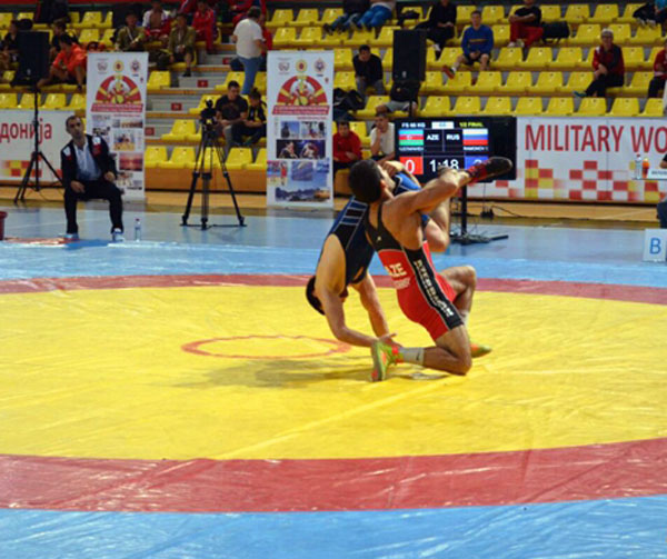 Hərbçi güləşçilərin dünya çempionatına start verilib