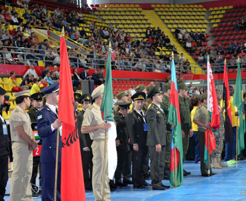Hərbçi güləşçilər ilk gündə 4 medal qazanıblar
