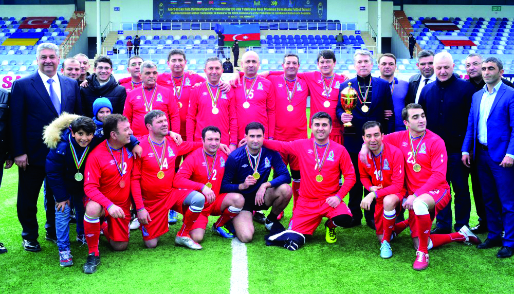 Azərbaycanın parlament futbol komandası beynəlxalq turnirin qalibi olub