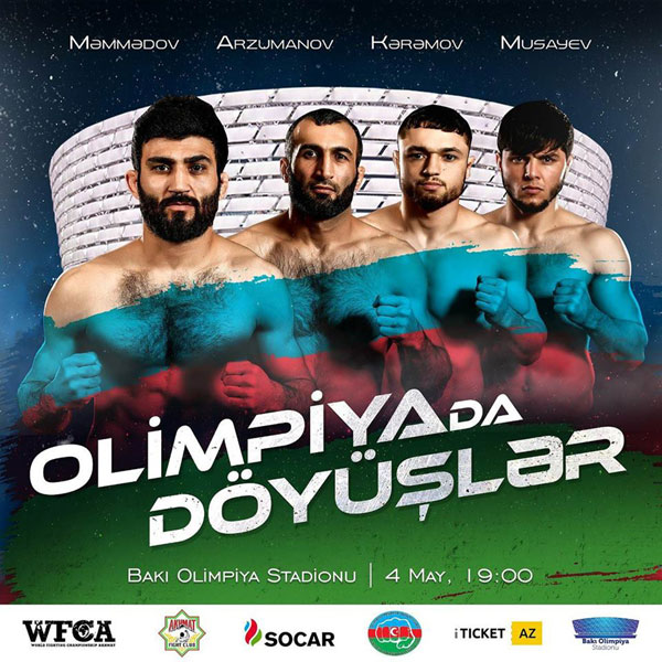 Bakı Olimpiya Stadionunda döyüş gecəsi keçiriləcək