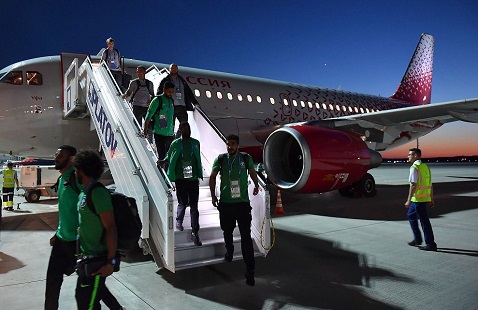   DÇ-2018:Səudiyyə Ərəbistanının təyyarəsi göydə alovlandı