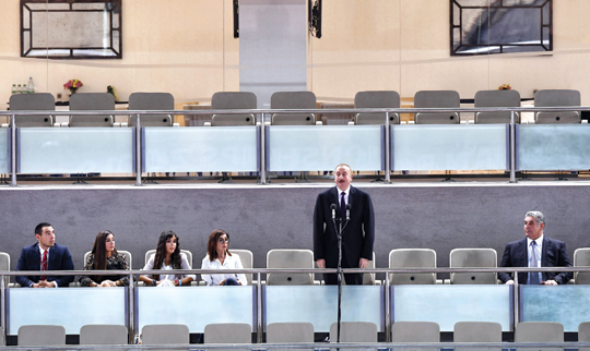 Bakıda cüdo üzrə dünya çempionatının təntənəli açılış mərasimi keçirilib