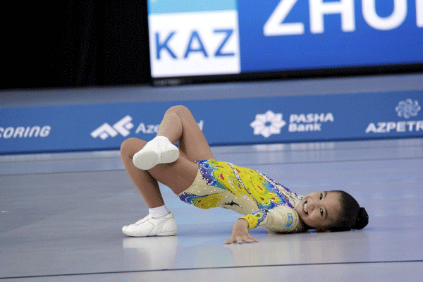 Milli Gimnastika Arenasında keçirilən yarışlara sabah yekun vurulacaq