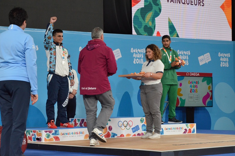 Atletimiz Yeniyetmələrin III Yay Olimpiya Oyunlarının gümüş medalını qazanıb - Video