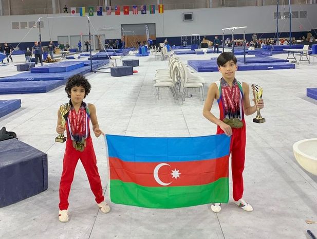 Gimnastlarımız ABŞ-da 10 qızıl medal qazanıblar