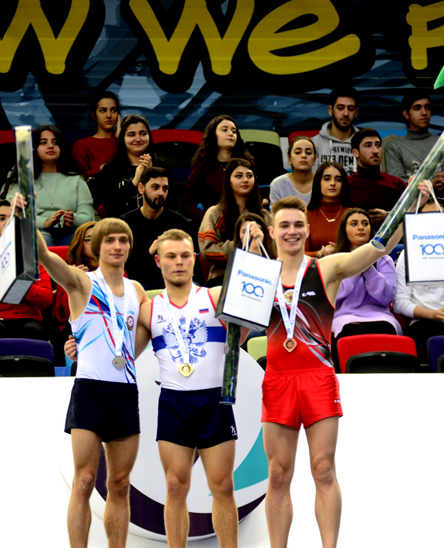  Batut gimnastikası və tamblinq üzrə ilin ilk Dünya Kuboku yarışı fotolarda - BAKI-2019