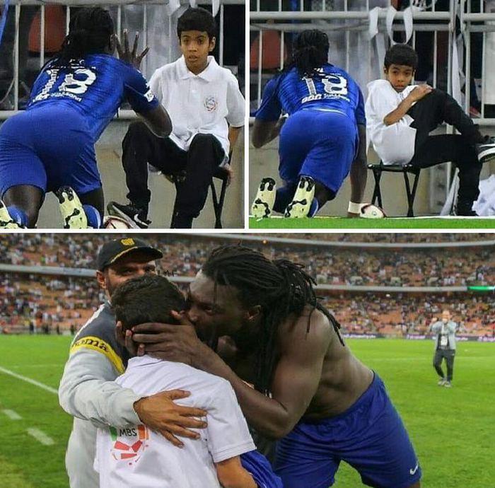 Futbolçu uşağı qorxutdu - VİDEO