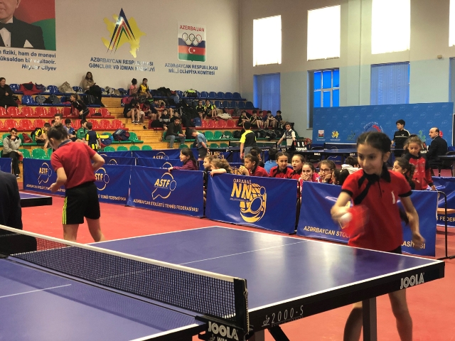 Stolüstü tennis üzrə ölkə birinciliyi start götürüb