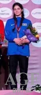 Qadın güləşçimiz İtaliyada gümüş medal qazandı