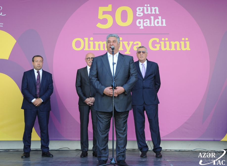 Atletlər kəndində Olimpiya Günü qeyd olunub