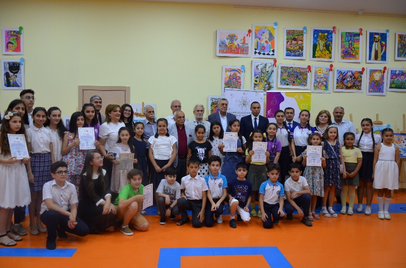 Rəsm müsabiqəsinin qalibləri mükafatlandırldı   