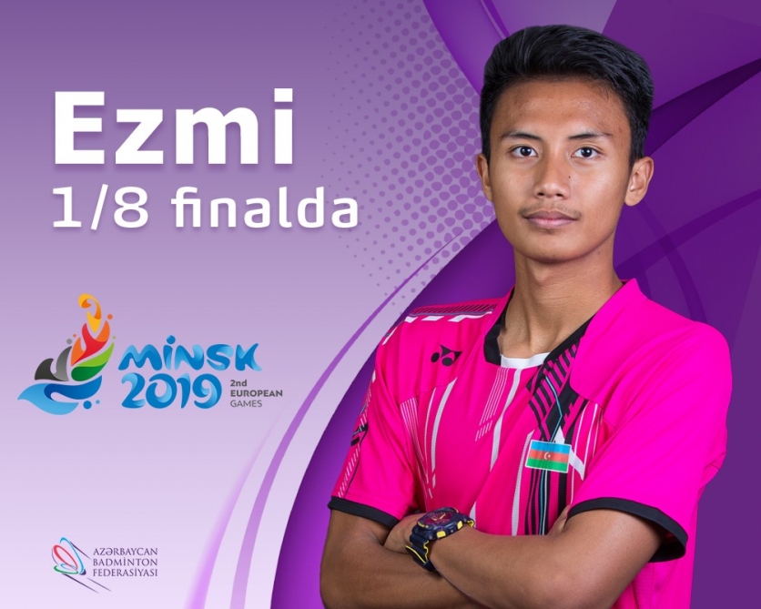 Minsk-2019: Badmintonçumuz qrup ikincisi kimi 1/8 finala vəsiqə qazandı