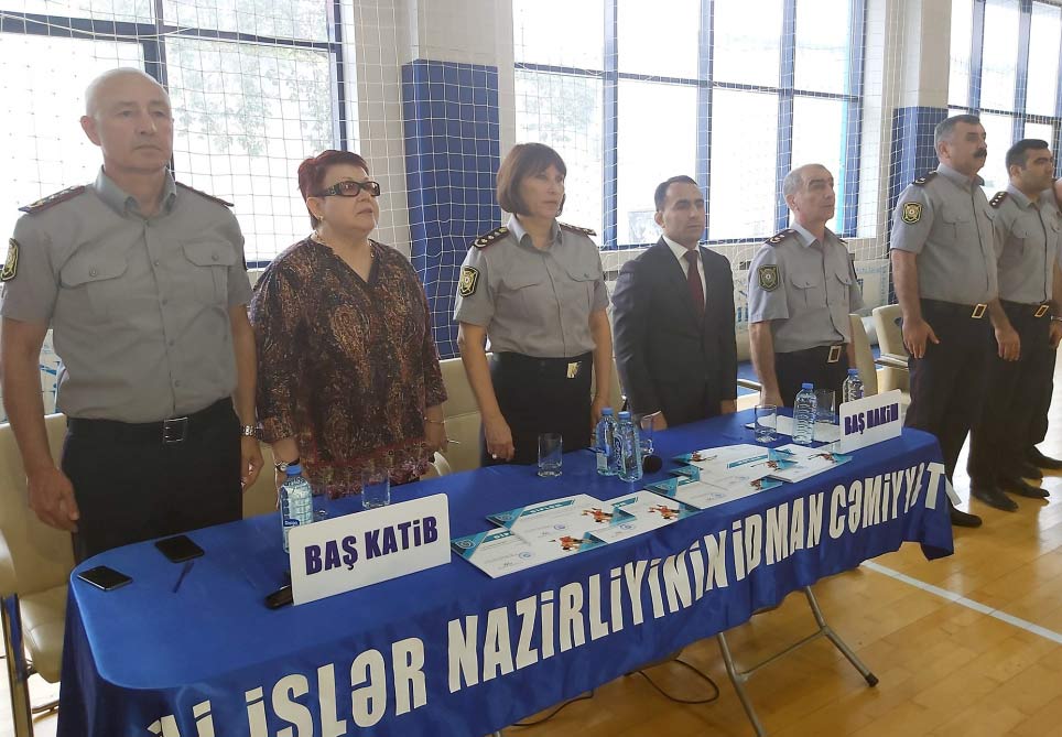 Azərbaycan Polisinin 101 illiyinə həsr olunmuş yarışların qalibləri mükafatlandırılıb