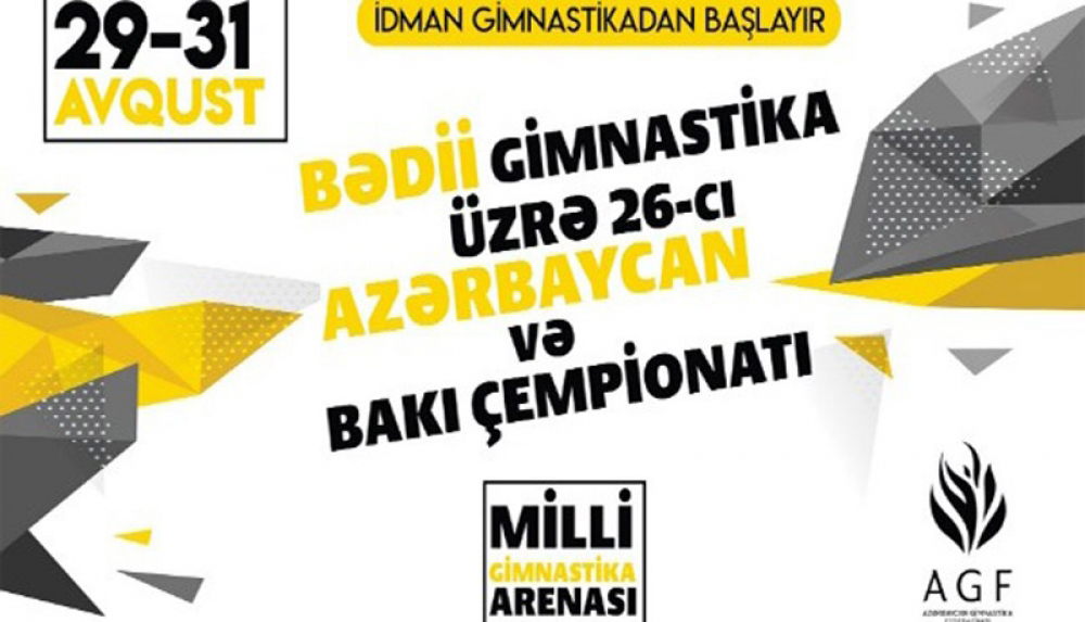 Gimnastlar Azərbaycan çempionatında bir araya gələcəklər