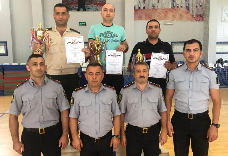 Polis əməkdaşları arasında keçirilən çempionat başa çatıb