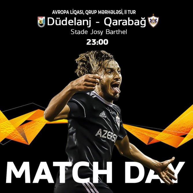 “Qarabağ” bu gün Lüksemburq klubu ilə qarşılaşacaq