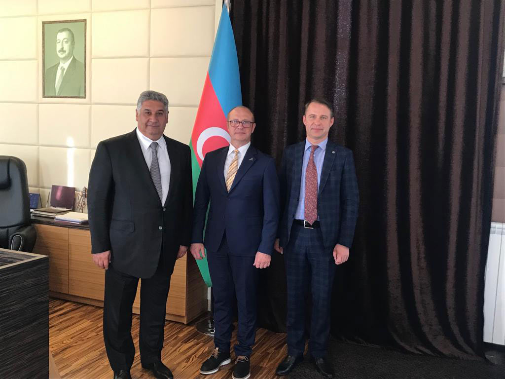 Nazir Druskininkay şəhər meri ilə görüşüb