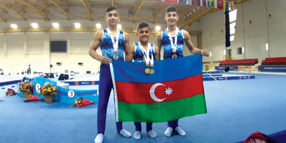 İdman gimnastlarımız Tbilisidə uğurla çıxış ediblər