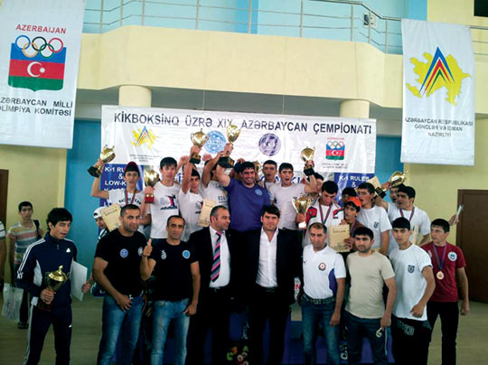 DİN İC-in kikboksçuları ölkə birinciliyində uğurla çıxış ediblər