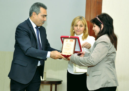 Müsabiqə qalibləri mükafatlandırıldılar