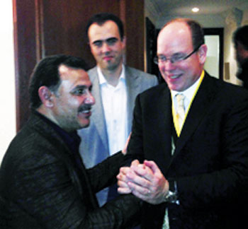 Hafiz Məmmədov Monako knyazı ilə görüşüb