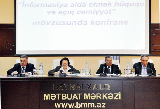 “İnformasiya əldə etmək hüququ və açıq cəmiyyət” mövzusunda konfrans keçirildi