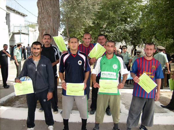 Cəzaçəkmə müəssisəsində mini futbol turniri keçirildi