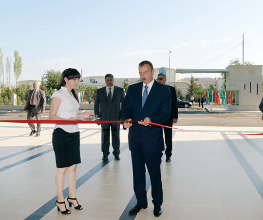 Şirvanda Olimpiya İdman Kompleksi istifadəyə verilmişdir