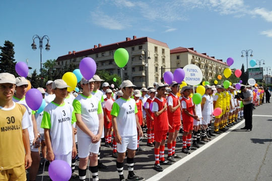 Sumqayıtda mini futbol yarışına start verilib
