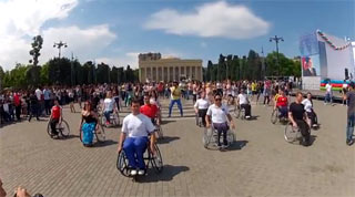 İdman rəqsləri üzrə flaş mob