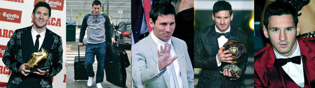 Messinin qeyri-adi geyimləri