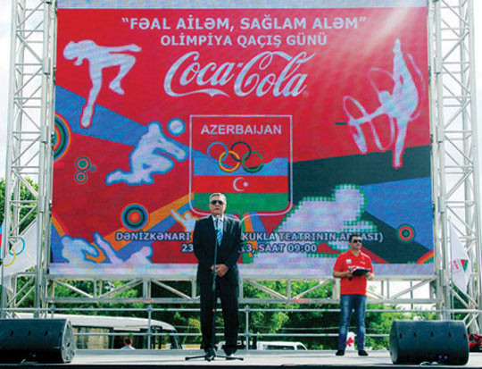 Beynəlxalq Olimpiya Günü münasibətilə  kütləvi qaçış keçirildi