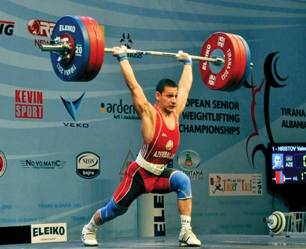 Ağırlıq qaldıranlarımız Avropa çempionudur